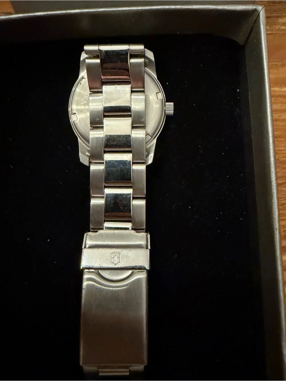 Women's Silver Stainless Steel Bracelet Watch - White Dial